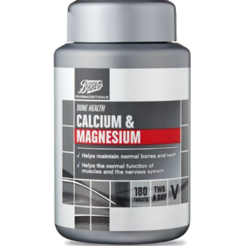 Boots Calcium & Magnesium 180 Tablets