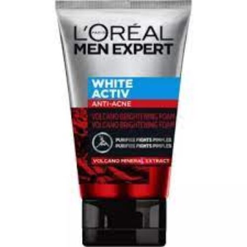 Loreal Men Expert Facail Foam White Active Vocano Red 100ml.