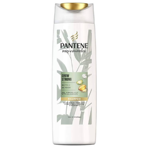 Pantene Grow Strong Shampoo With Bamboo And Biotin 400ml