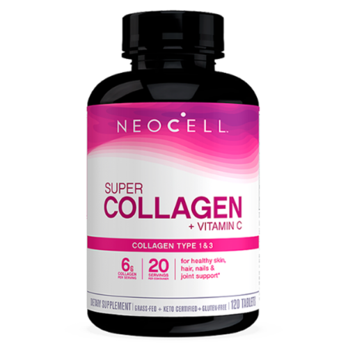 NeoCell Tablets Super Collagen Vitamin C Healthy Skin Antioxidant Support 120 Pcs