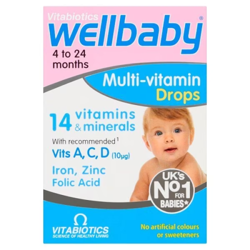 Vitabiotics Wellbaby 4 to 24 Months Multi-Vitamin Drops 30ml