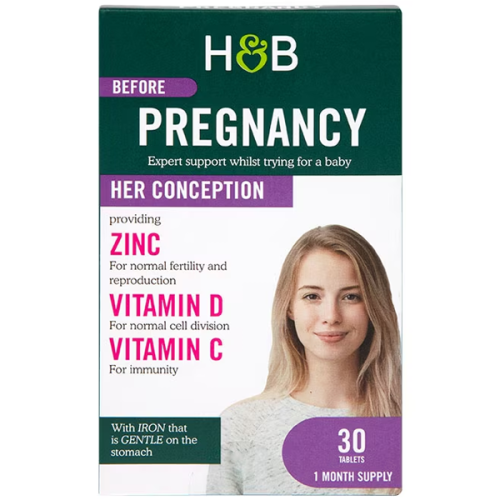 Holland & Barrett Conception Support For Her 30 Tablets