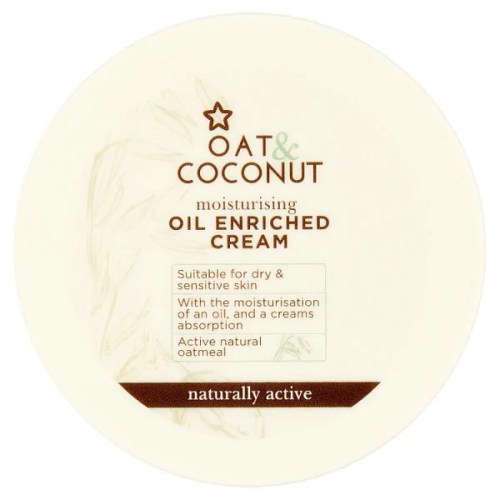 Superdrug Oat & Coconut Oil Enriched Cream 200ml