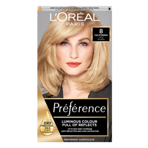 L’Oreal Preference Infinia 8 California Natural Mid Blonde Hair Dye