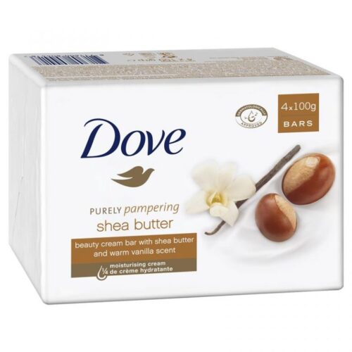 Dove Purely Pampering Shea Butter Beauty Bar 4 x 100g