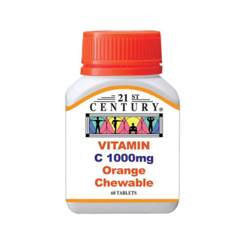 21st Century Vitamin C Chewable – Orange 1000mg