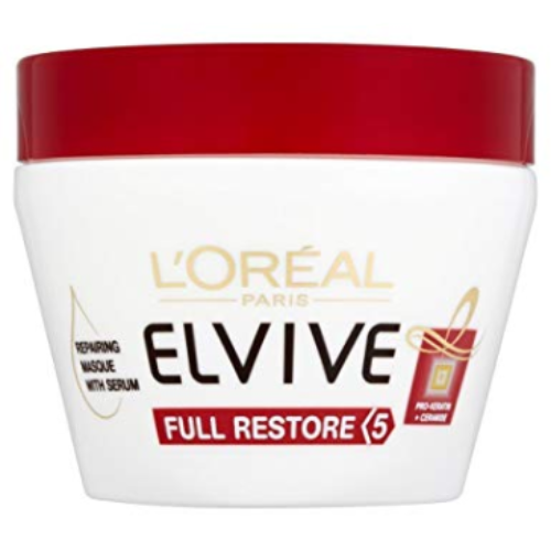 L’Oréal Paris Elvive Full Restore 5 Repairing Masque with Serum, 300ml