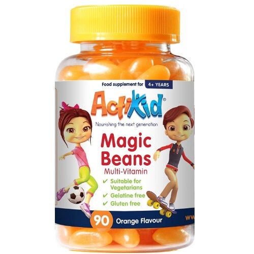 ActiKid® Magic Beans Multi-Vitamin Orange Flavour 90