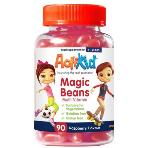 ActiKid® Magic Beans Multi-Vitamin Raspberry Flavour 90