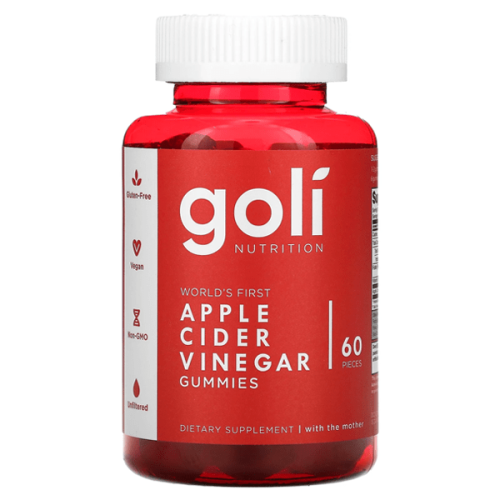 Goli Nutrition Apple Cider Vinegar Gummies 60 Gummies