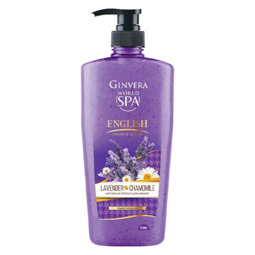 GINVERA World Spa Lavender & Chamomile English Shower Scrub 750ml