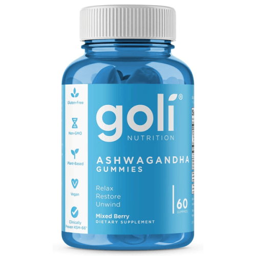 Goli Nutrition Ashwagandha Gummy Mixed Berry 60 Count