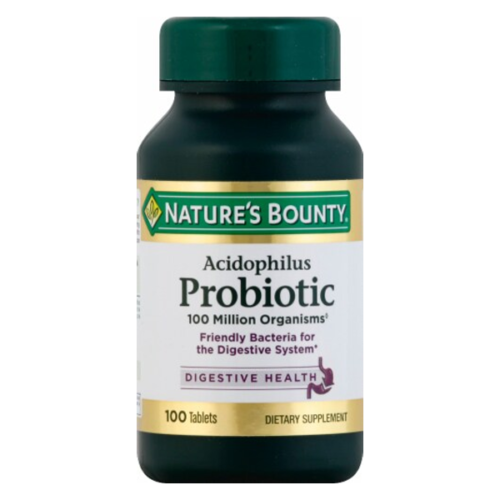 Nature’s Bounty Acidophilus Probiotic 100 Tablets