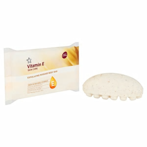 Superdrug Vitamin E Body Scrub Bar 125g