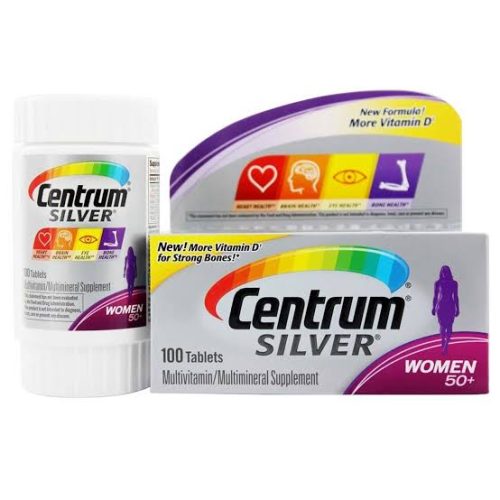 Centrum Silver Women’s 50 Plus Multivitamin 100 Tablets