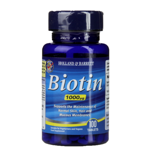 Holland & Barrett Biotin 1000ug 100 Tablets