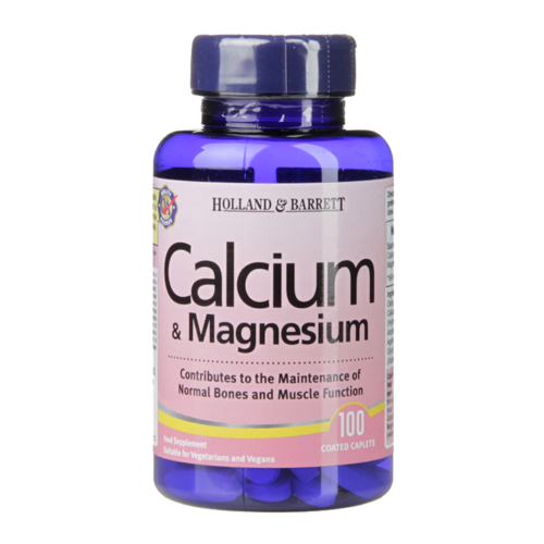 Holland & Barrett Calcium & Magnesium 100 Caplets