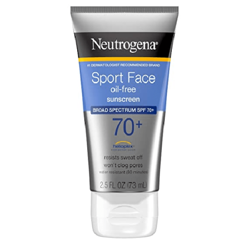 Neutrogena Sport Face Oil-Free Lotion Sunscreen with Broad Spectrum 70+