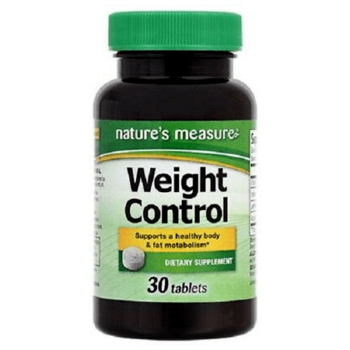 Natures Measure Weight Control With Apple Cider Vinegar Dietary Supplement 30ct