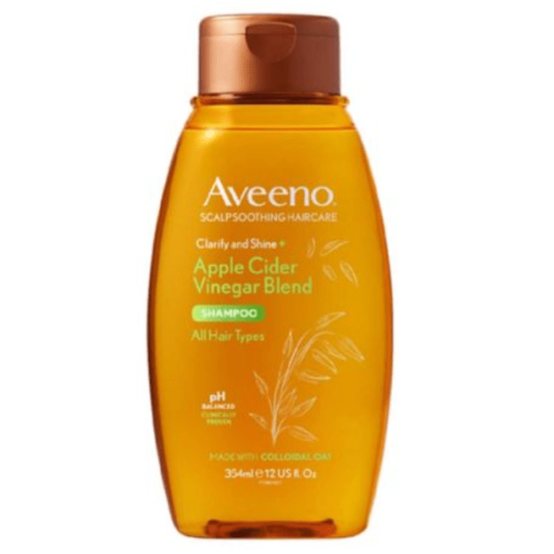 Aveeno Clarify and Shine+ Apple Cider Vinegar Shampoo 354ml