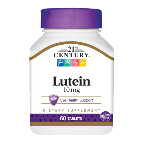 21st Century Lutein 10mg 60 Tablets