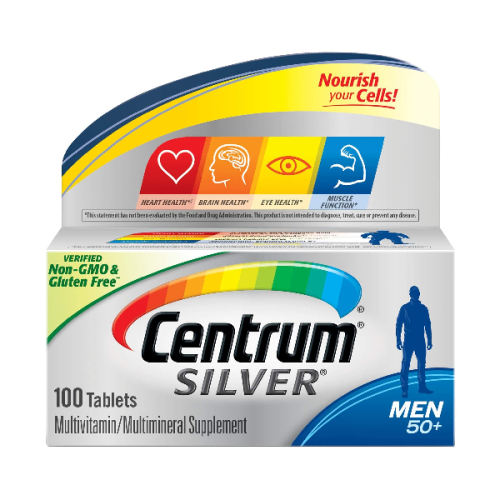 Centrum Silver Multivitamin 50 Plus and Mineral Supplement 80 Tablets