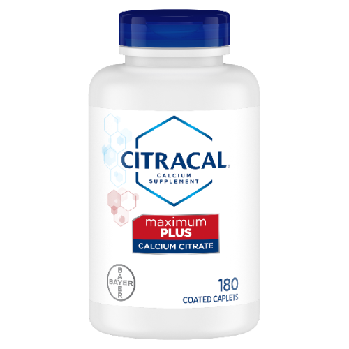 Citracal Maximum Plus Calcium Citrate With Vitamin D3 Caplets 180ct