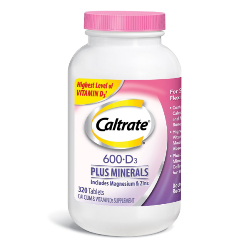 Caltrate 600mg+ D with Minerals 320 Count