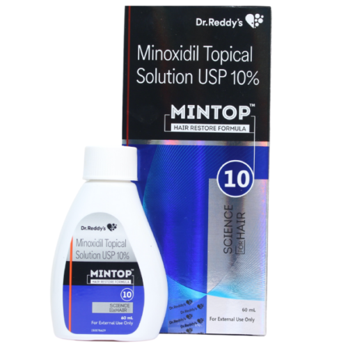 Dr. Reddy’s Minoxidil Topical Solution USP 10% Mintop Hair Restor Formula 60ml