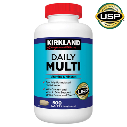 Kirkland Signature Daily Multi Vitamins and Minerals 500 Tablets