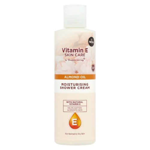 Superdrug Vitamin E Moisturising Shower Cream Almond 250ml