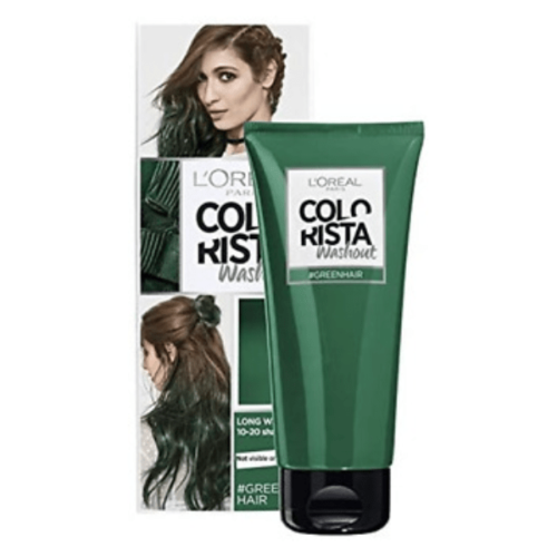 L’oreal Colorista Washout Semi-Permanent Hair Colour Green 80ml