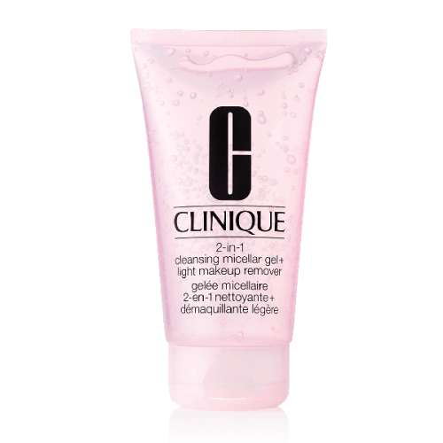 Clinique 2-in-1 Cleansing Micellar Gel + Light Makeup Remover 150ml