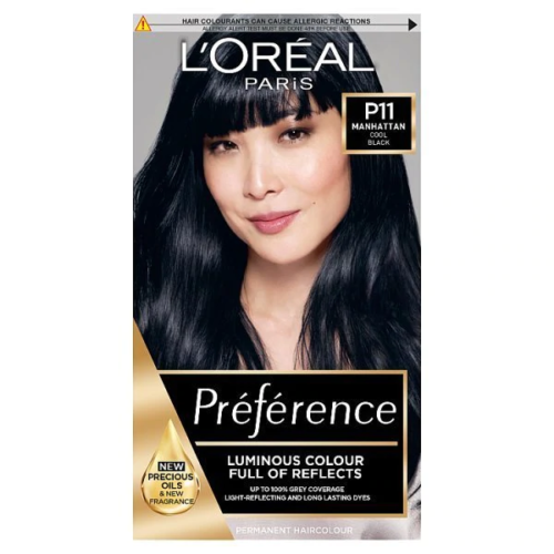 Loreal Preference Infinia P11 Deeply Wicked Black Hair Dye