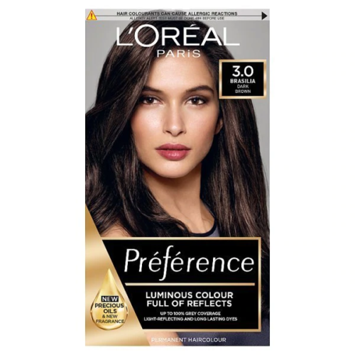 L’Oreal Paris Preference Hair Dye 3 Brasilia Dark Brown