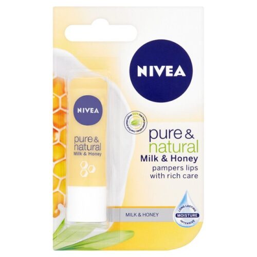 Nivea Pure & Natural Lip Balm 4.8g