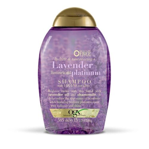 OGX Color Reviving + Lavender Platinum Purple Shampoo 385ml