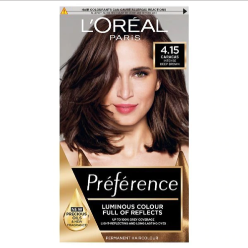 L’Oreal Preference Infinia 4.15 Caracas Iced Chocolate Hair Dye