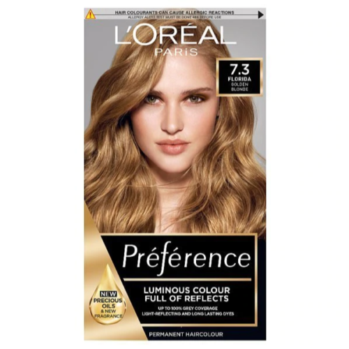 L’Oreal Preference Infinia 7.3 Florida Honey Blonde Hair Dye