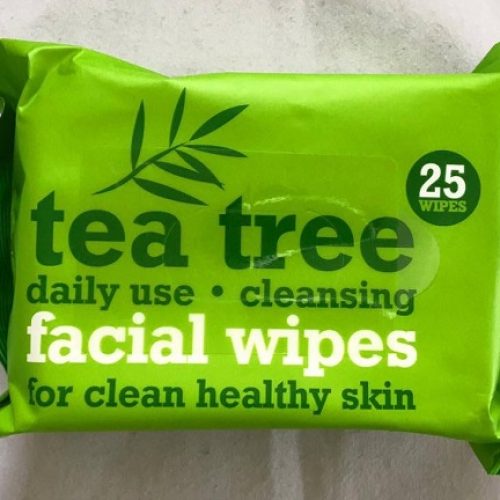 Tea Tree Daily Use Cleansing Facial Face Make Up Wipes (2 x 25 Packs