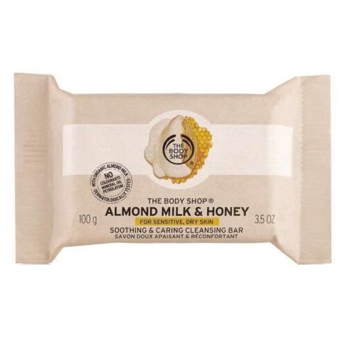 The Body Shop Almond Milk & Honey Soothing & Caring Cleansing Bar 100 G