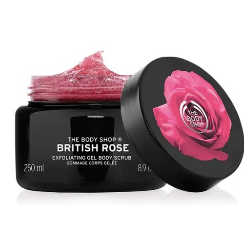 The Body Shop British Rose Exfoliating Gel Body Scrub 250ml