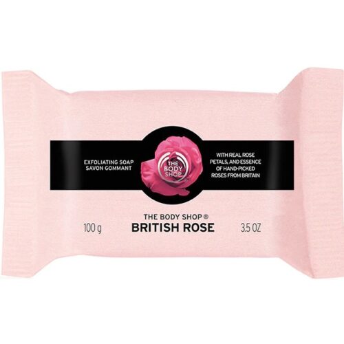 The Body Shop British Rose Exfoliating Soap 100g