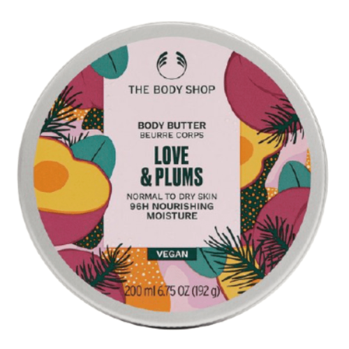 The Body Shop love and plums body butter 200ml limited edition plum