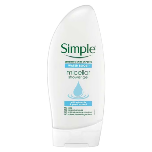 Simple Water Boost Micellar Water Shower Gel 250ml