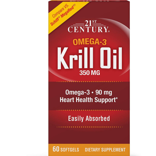 21st Century Krill Oil – 350 mg – 60 Softgels