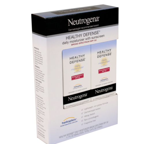 Neutrogena Healthy Defense Daily Moisturizer with SPF 50 1.7oz (2-Pack)