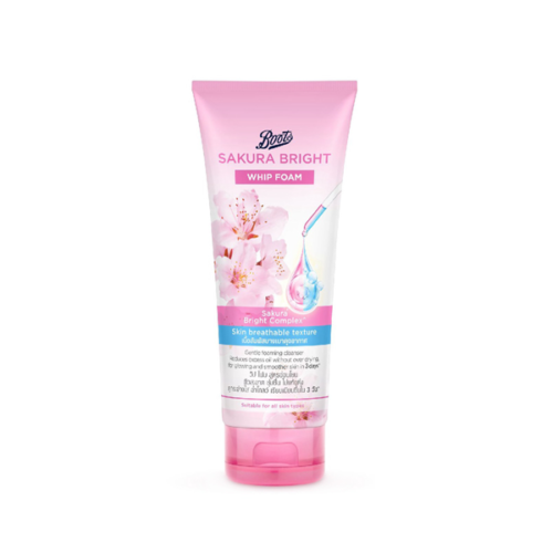 Boots Sakura Bright Whip Gentle Foaming Cleanser 100ml