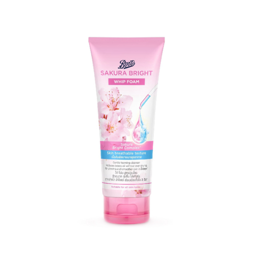 Boots Sakura Bright Whip Gentle Foaming Cleanser 100ml