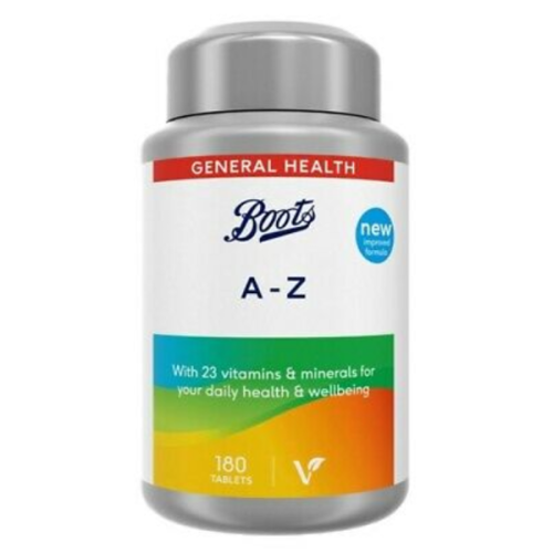 Boots A-Z Complete Vitamins & Minerals 180 Tablets